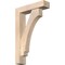 Ekena Millwork Imperial Block Smooth Bracket w/ Offset Brace, Douglas Fir, 5 1/2"W x 22"D x 34"H BKT0604X22X34IMP05SDF - alternate 1